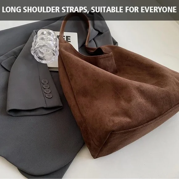 Suede bag with small bag - Picture 3 of 6